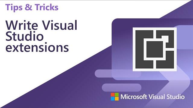 Write a visual studio extension Write a visual studio extension