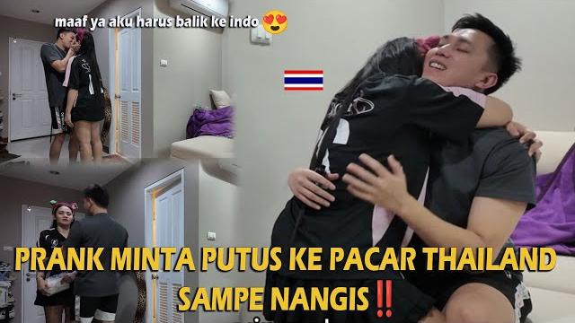 Prank minta putus ke pacar thailand sampe nangis‼️ Prank minta putus ke pacar thailand sampe nangis‼️