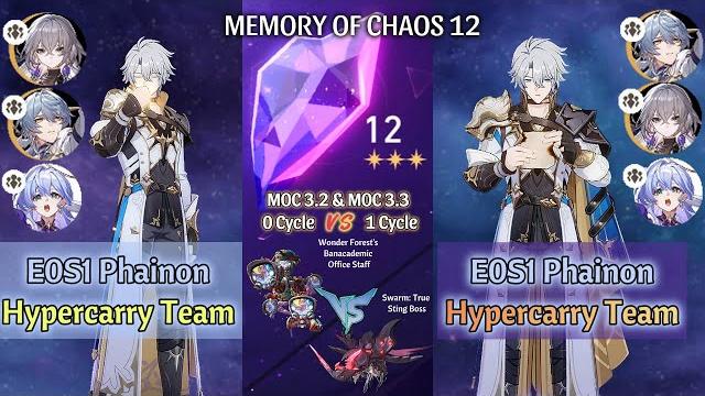V4 no changes? e0s1 phainon + e0s1 sunday + e1s1 bronya + e1s1 robin vs moc 12 showcase V4 no changes? e0s1 phainon + e0s1 sunday + e1s1 bronya + e1s1 robin vs moc 12 showcase