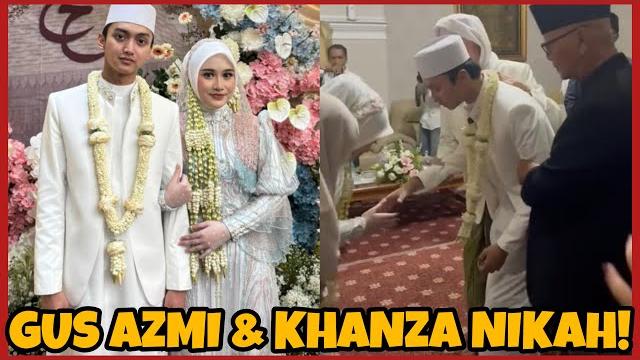 Gus azmi menikah dengan khanza marisca, netizen "salfok sama tangan gus azmi gemeteran" Gus azmi menikah dengan khanza marisca, netizen "salfok sama tangan gus azmi gemeteran"
