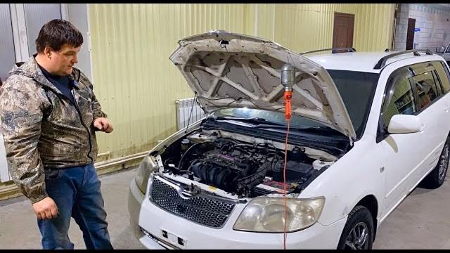 Разбираемся с повышенными оборотами на toyota corolla fielder / замена дроссельной заслонки Разбираемся с повышенными оборотами на toyota corolla fielder / замена дроссельной заслонки