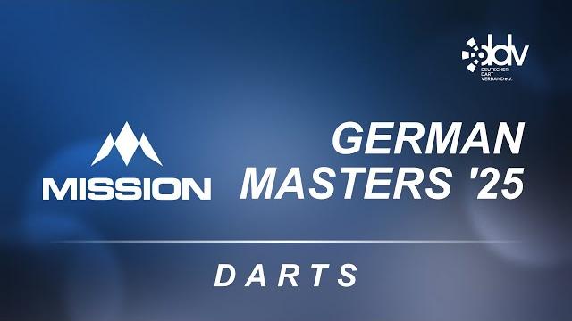 Mission darts german masters 2025 - day 2 Mission darts german masters 2025 - day 2