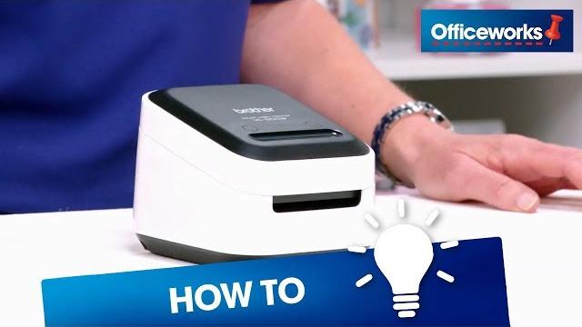 How to set up the brother vc-500w colour label printer How to set up the brother vc-500w colour label printer