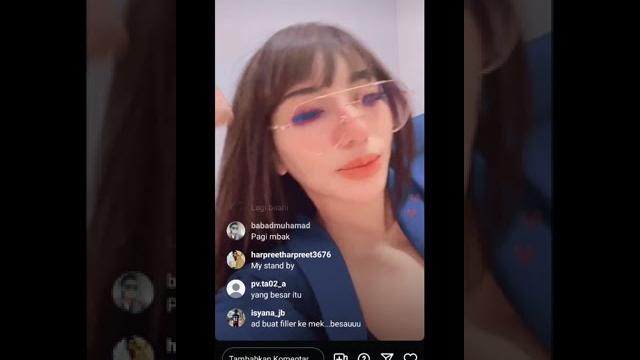 Mek sarah live ig Mek sarah live ig