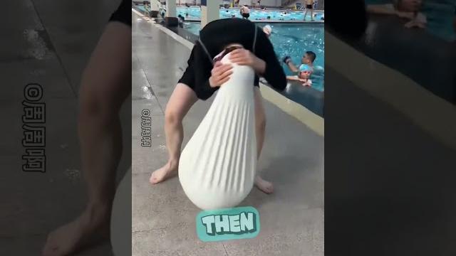 The swim cap wasn’t for my head after all The swim cap wasn’t for my head after all
