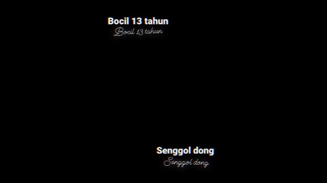 Bocil 13 tahun check Bocil 13 tahun check