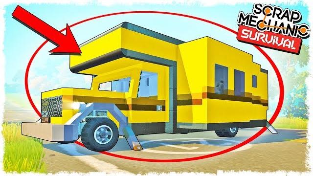 Выживание!!! дом на колесах в scrap mechanic: survival!!! Выживание!!! дом на колесах в scrap mechanic: survival!!!