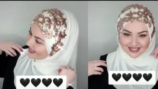How to wear hijab with lace dupatta/simple and easy hijab tutorial/lace work hijab tutorial/eid hija How to wear hijab with lace dupatta/simple and easy hijab tutorial/lace work hijab tutorial/eid hija