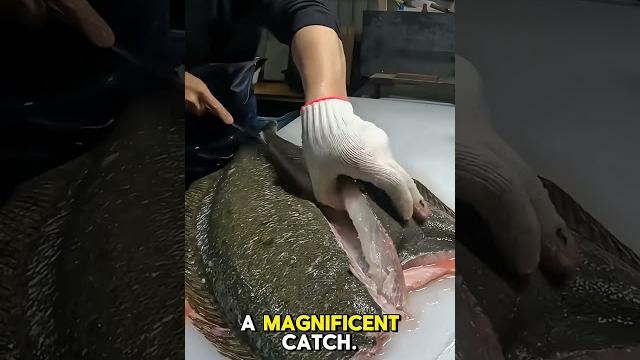 Not your average fish! see how professionals prepare this super-big turbot #cuttingskills #seafood Not your average fish! see how professionals prepare this super-big turbot #cuttingskills #seafood