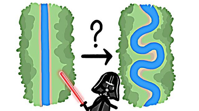 Why do rivers curve? Why do rivers curve?