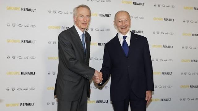 Groupe renault's board of directors– press conference from jean-dominique senard and thierry bolloré Groupe renault's board of directors– press conference from jean-dominique senard and thierry bolloré