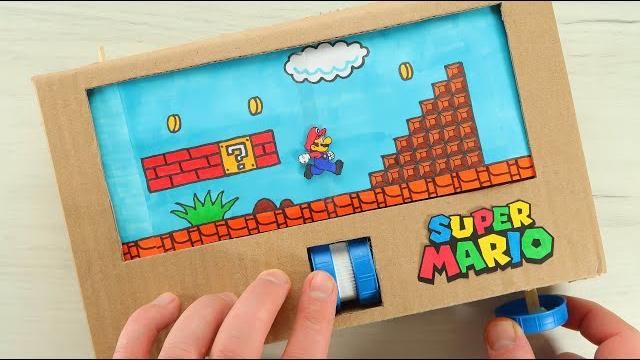 How to make super mario game from cardboard. no electronic components required! anyone can make! How to make super mario game from cardboard. no electronic components required! anyone can make!