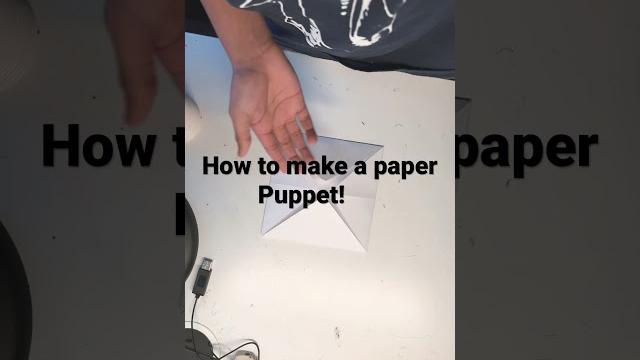 How to make a paper puppet! How to make a paper puppet!
