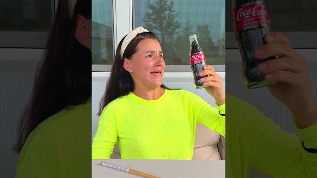 Coca cola prank #shorts #khamitovy #martaandrustam Coca cola prank #shorts #khamitovy #martaandrustam