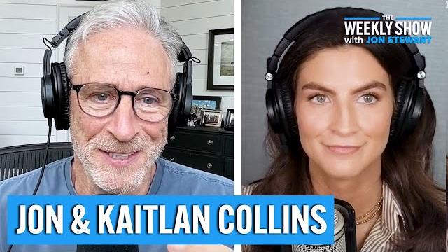 Jon stewart & kaitlan collins navigate trump’s headline hurricanes | the weekly show Jon stewart & kaitlan collins navigate trump’s headline hurricanes | the weekly show