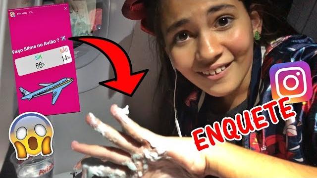Bela bagunça faz slime no avião com enquete do instagram com turbulência!!! 100% real - bela bagunça Bela bagunça faz slime no avião com enquete do instagram com turbulência!!! 100% real - bela bagunça