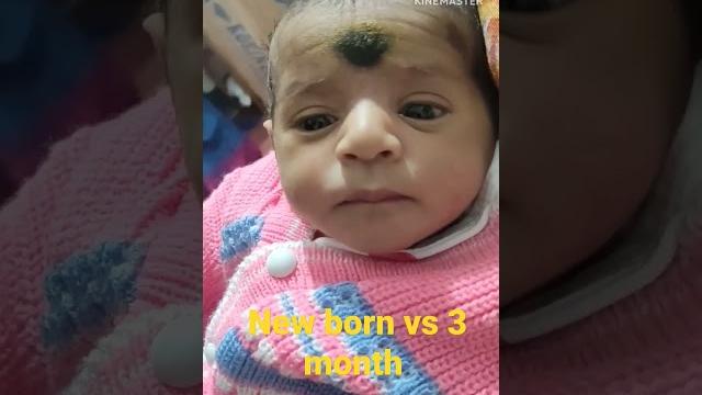 New born vs now 3 month #mishkaworld#mishka'sworld New born vs now 3 month #mishkaworld#mishka'sworld