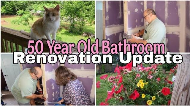Renovating a 50 year old bathroom. Renovating a 50 year old bathroom.