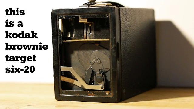The overview of a camera from 1946 The overview of a camera from 1946