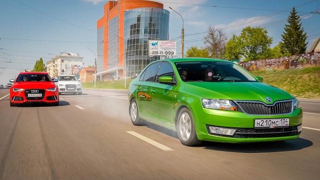 Сельский рапид 500+ л.с уничтожает элиту: bmw m5 , audi rs6 , mercedes amg и nissan gtr Сельский рапид 500+ л.с уничтожает элиту: bmw m5 , audi rs6 , mercedes amg и nissan gtr