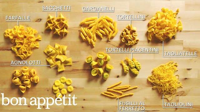 How to make 29 handmade pasta shapes with 4 types of dough | handcrafted | bon appétit How to make 29 handmade pasta shapes with 4 types of dough | handcrafted | bon appétit