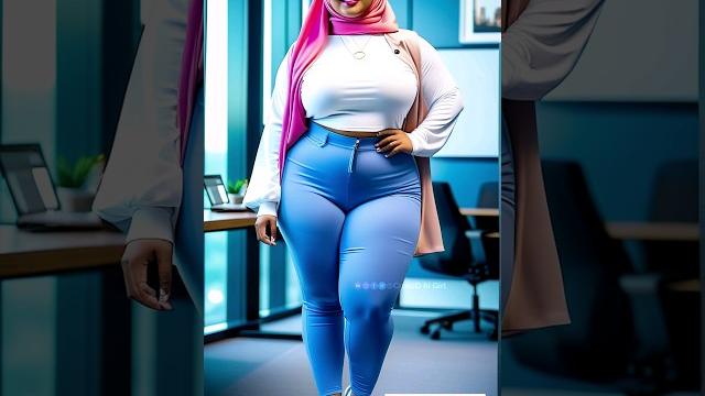 Muslim girl in denim leggings and t-shirt with hijab | ai model lookbook #denim #leggings #tshirt Muslim girl in denim leggings and t-shirt with hijab | ai model lookbook #denim #leggings #tshirt