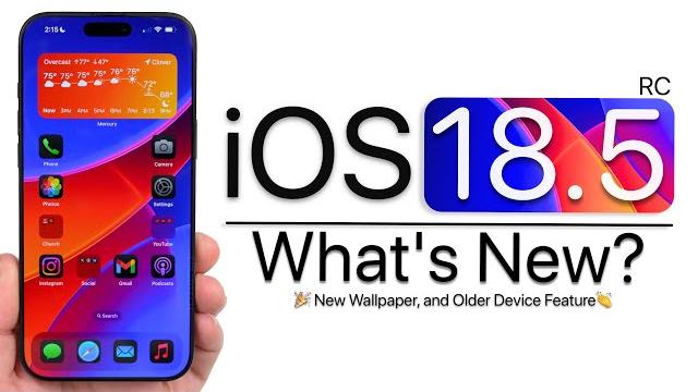 Ios 18.5 rc is out! - what's new? Ios 18.5 rc is out! - what's new?
