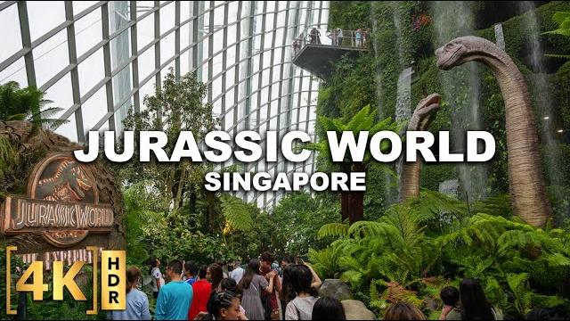 The new jurassic world: the experience in singapore! full walking tour | gardens by the bay The new jurassic world: the experience in singapore! full walking tour | gardens by the bay