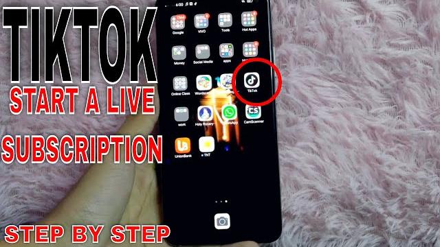 How to start a live subscription in tiktok How to start a live subscription in tiktok