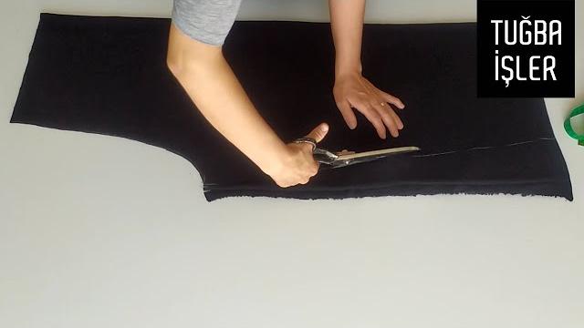 Çok basit yazlık bol pantolon kesimi ve dikimi | tuğba i̇şler Çok basit yazlık bol pantolon kesimi ve dikimi | tuğba i̇şler