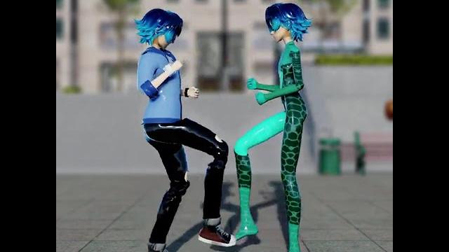 Mmd miraculous faded shuffle dance Mmd miraculous faded shuffle dance