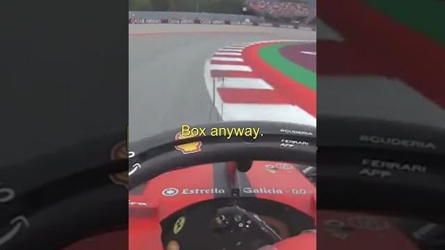 Ferrari cheats on charles, they put hard tires on him even though he asked for soft ones Ferrari cheats on charles, they put hard tires on him even though he asked for soft ones