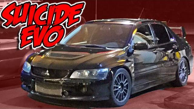 Street racing taxi - the suicide evo! Street racing taxi - the suicide evo!
