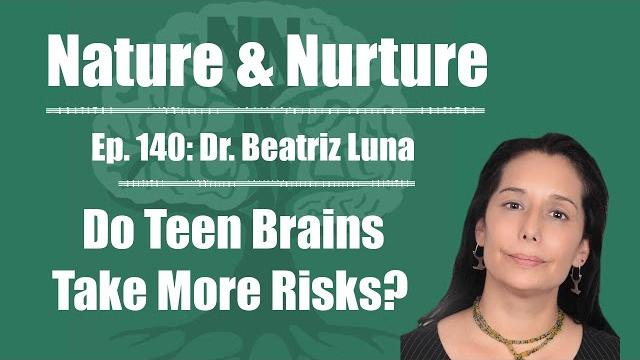 Nature & nurture #140: dr. beatriz luna - adolescent brain development, dopamine, & risk-taking Nature & nurture #140: dr. beatriz luna - adolescent brain development, dopamine, & risk-taking