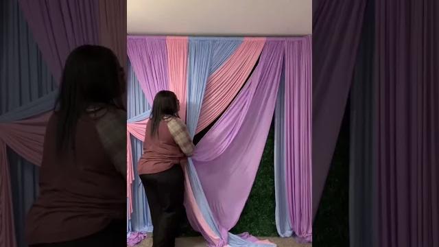 Event draping #draping #backdrop #howto Event draping #draping #backdrop #howto