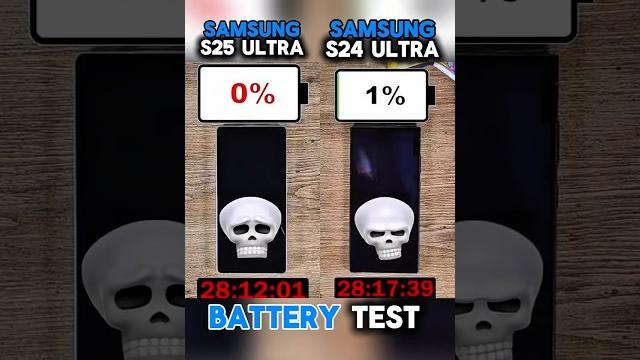 Samsung s25 ultra vs samsung s24 ultra battery test? Samsung s25 ultra vs samsung s24 ultra battery test?