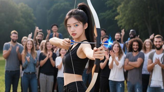 Blind girl is mocked for participating in archery competition, but she is the champion Blind girl is mocked for participating in archery competition, but she is the champion