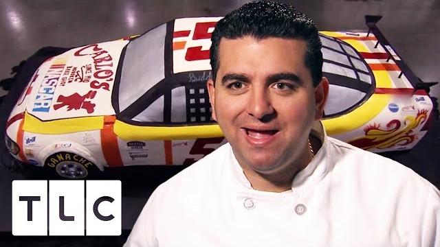 Buddy builds a life size nascar cake | cake boss Buddy builds a life size nascar cake | cake boss