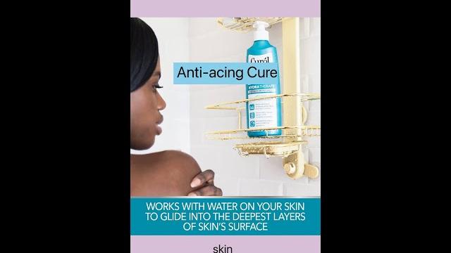 Curél hydra therapy in shower lotion, wet skin moisturizer for dry or extra-dry skin, with advanced Curél hydra therapy in shower lotion, wet skin moisturizer for dry or extra-dry skin, with advanced