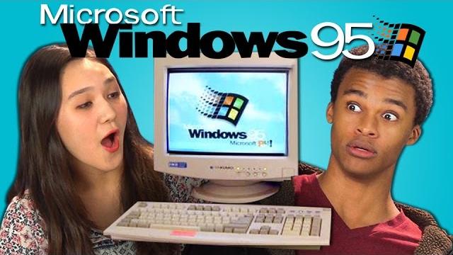Teens react to windows 95 Teens react to windows 95