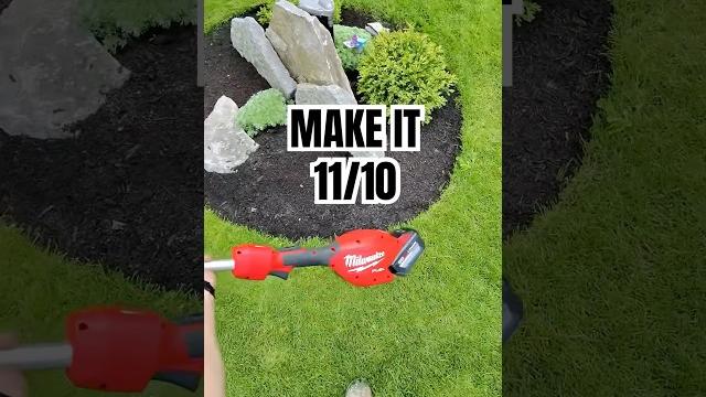Edging make a lawn look 11/10 #tools #lawn #shorts Edging make a lawn look 11/10 #tools #lawn #shorts