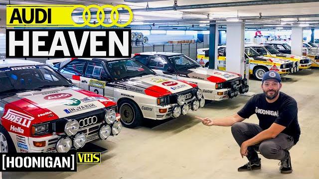 Inside audi’s secret storage facility: scotto loses his mind! racecars everywhere #audi #hoonigan Inside audi’s secret storage facility: scotto loses his mind! racecars everywhere #audi #hoonigan