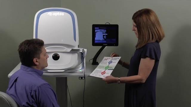 Capturing retina images using optos california Capturing retina images using optos california