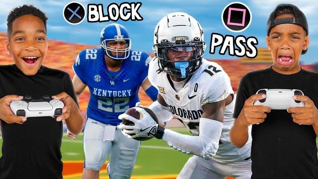 Dj vs kyrie in college football game #3 Dj vs kyrie in college football game #3