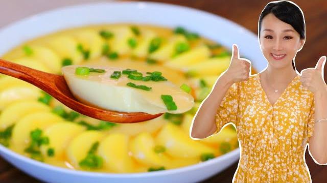 Steamed eggs with tofu (quick & easy chinese recipe) Steamed eggs with tofu (quick & easy chinese recipe)
