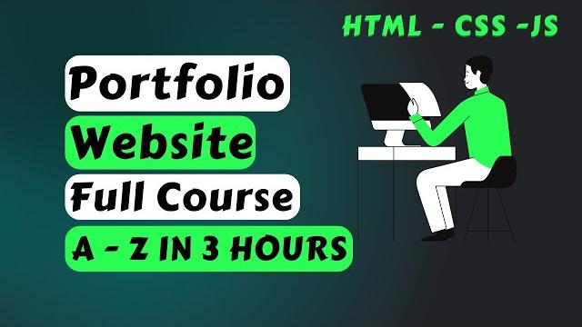 Html css and js portfolio website full course in 3 hours Html css and js portfolio website full course in 3 hours