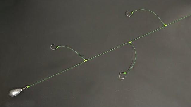 How to tie no tangle 3 hook fishing line How to tie no tangle 3 hook fishing line