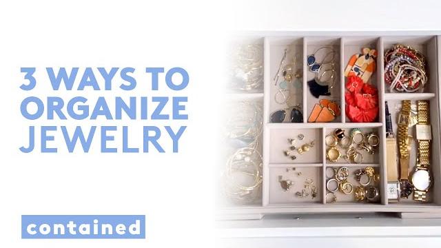 3 easy ways to organize jewelry & say goodbye to jewelry storage chaos! | contained | real simple 3 easy ways to organize jewelry & say goodbye to jewelry storage chaos! | contained | real simple