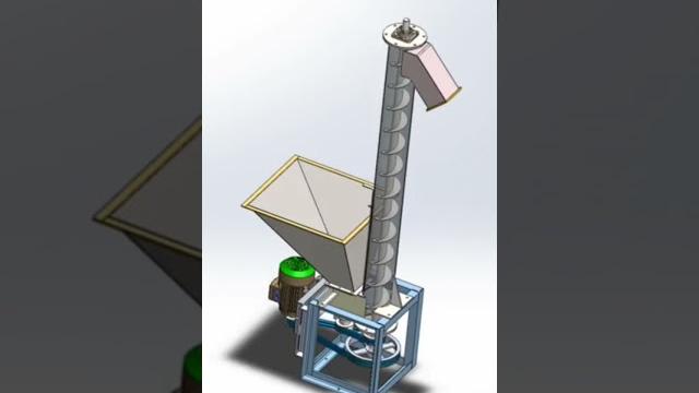 Screw conveyor machine #solidworks #design #tutorial #education #3danimation #cad #3d #machine Screw conveyor machine #solidworks #design #tutorial #education #3danimation #cad #3d #machine