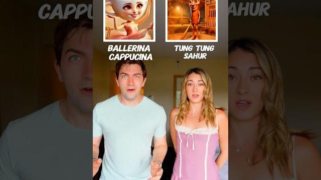 Will she choose tung tung sahur or ballerina cappucina? Will she choose tung tung sahur or ballerina cappucina?